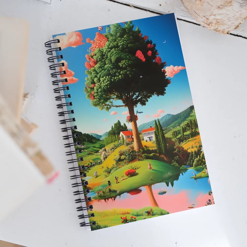 Whimsical Harmony of Nature | Spiral Notebook