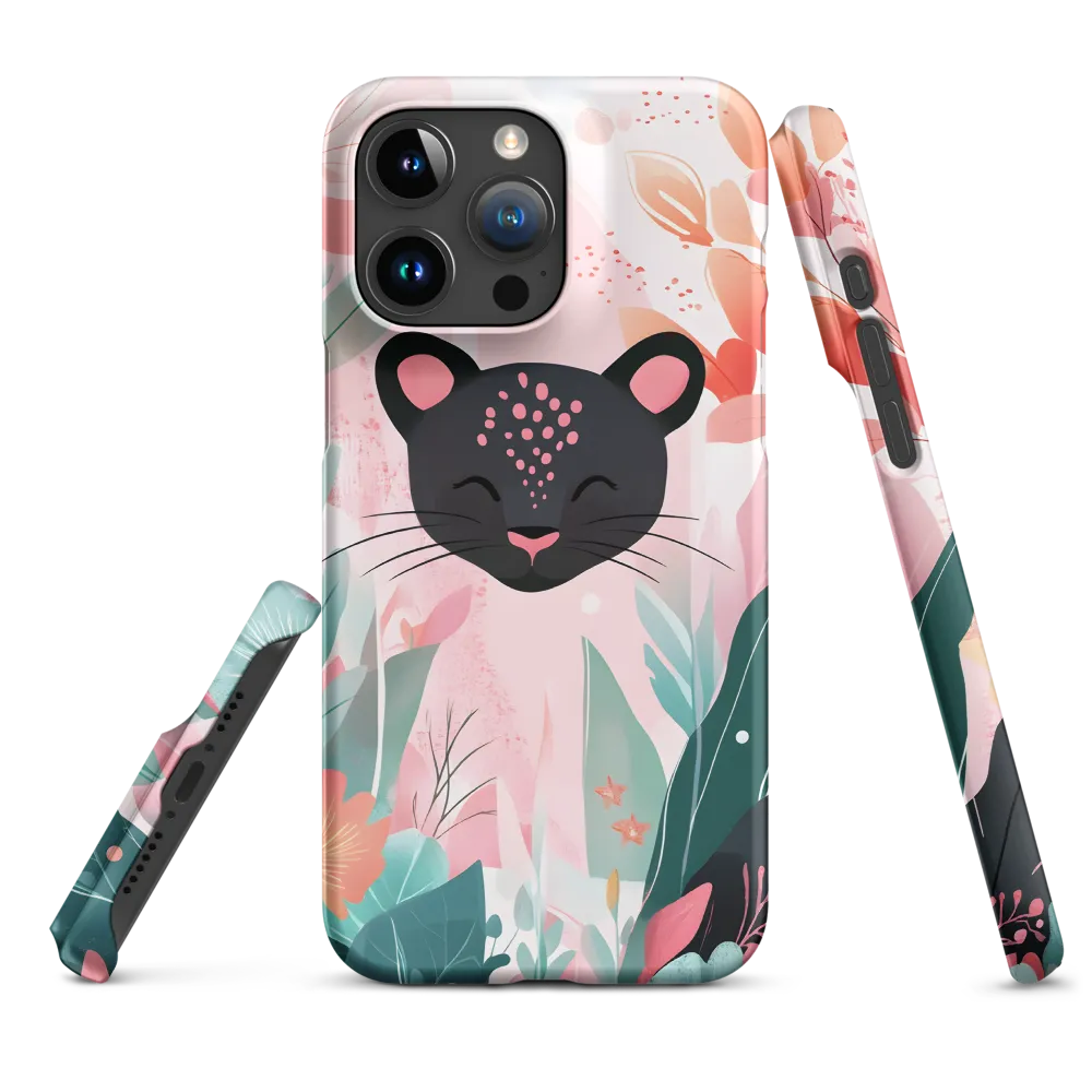 Whimsical Panther in Bloom