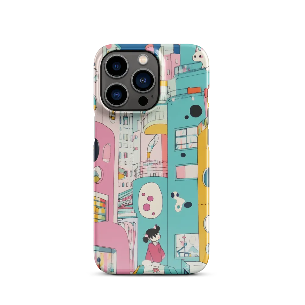 Whimsical Cityscape Dreams | Phone Case |  13 Pro | Snap Case | Glossy