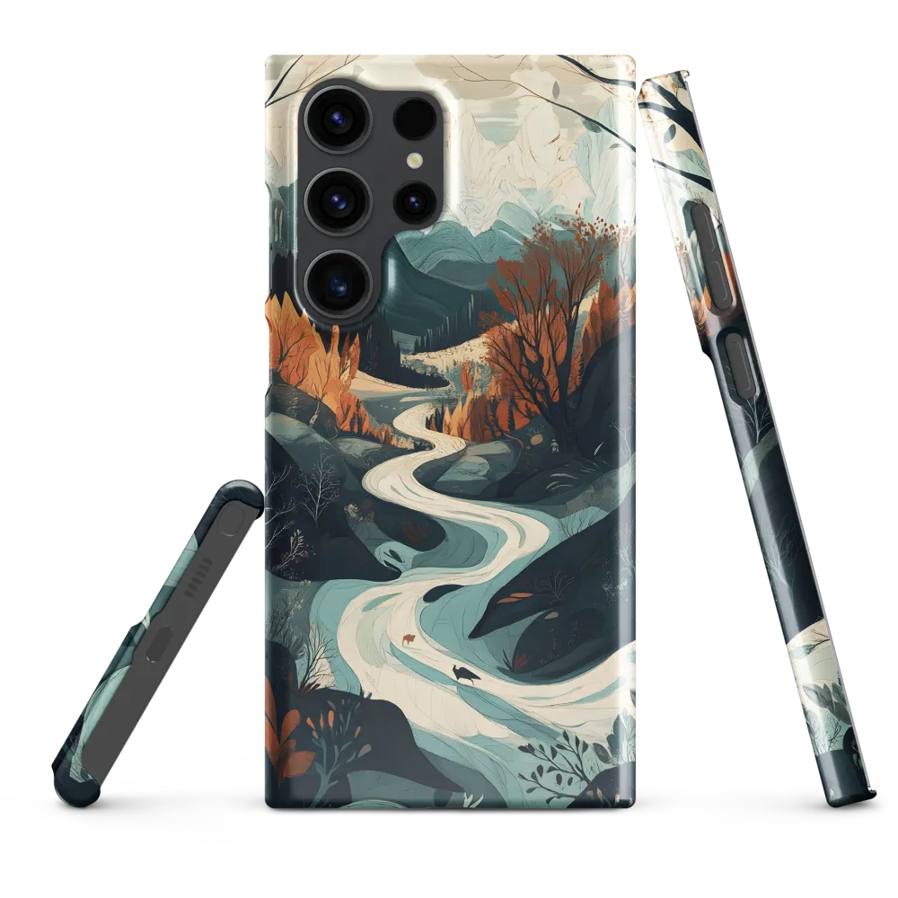 Winding Serenity: A Digital Landscape
