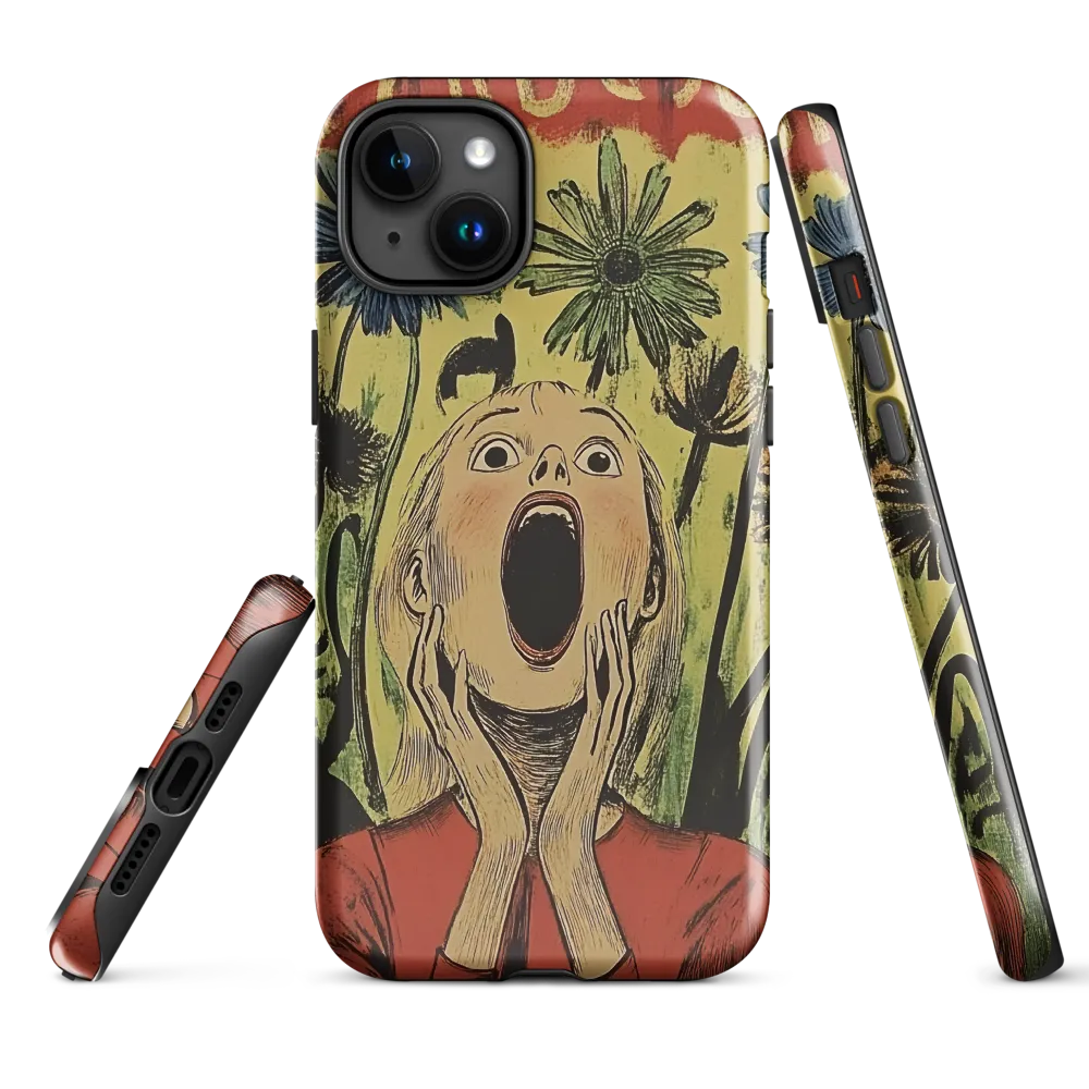 The Echo of Panic | Phone Case |  15 Plus | Tough Case | Glossy