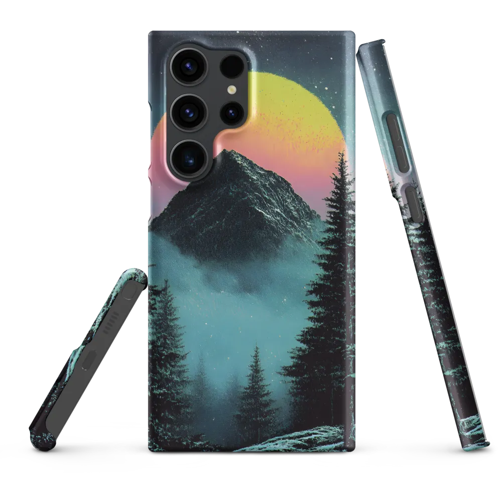 Ethereal Peaks Under Celestial Lights