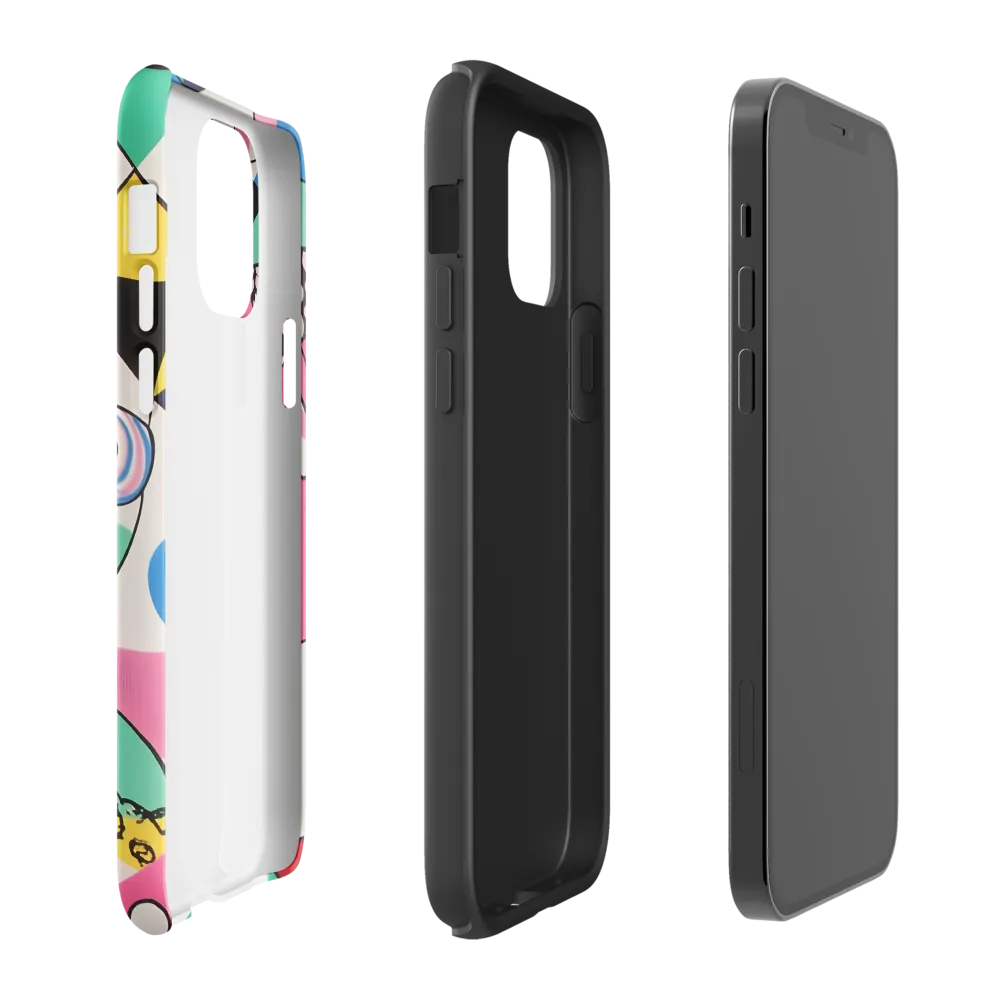 Dynamic Interplay of Shapes | Phone Case |  12 Pro | Tough Case | Matte