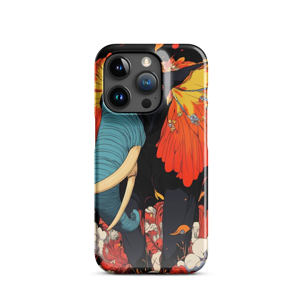 Majesty of the Floral Elephant | Phone Case |  15 Pro | Snap Case | Glossy
