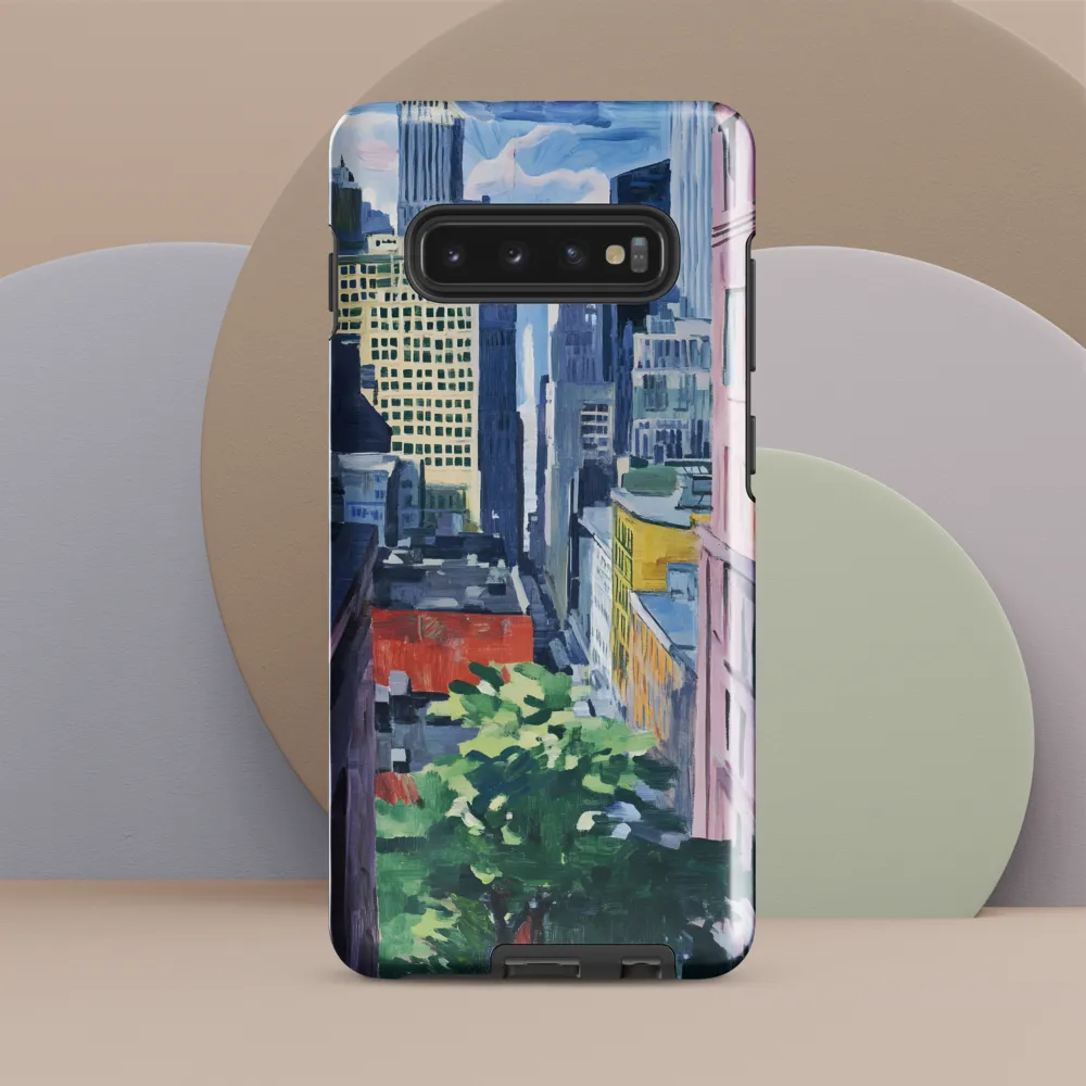 Urban Symphony: A Cityscape in Color | Phone Case |  S10 Plus | Tough Case | Glossy