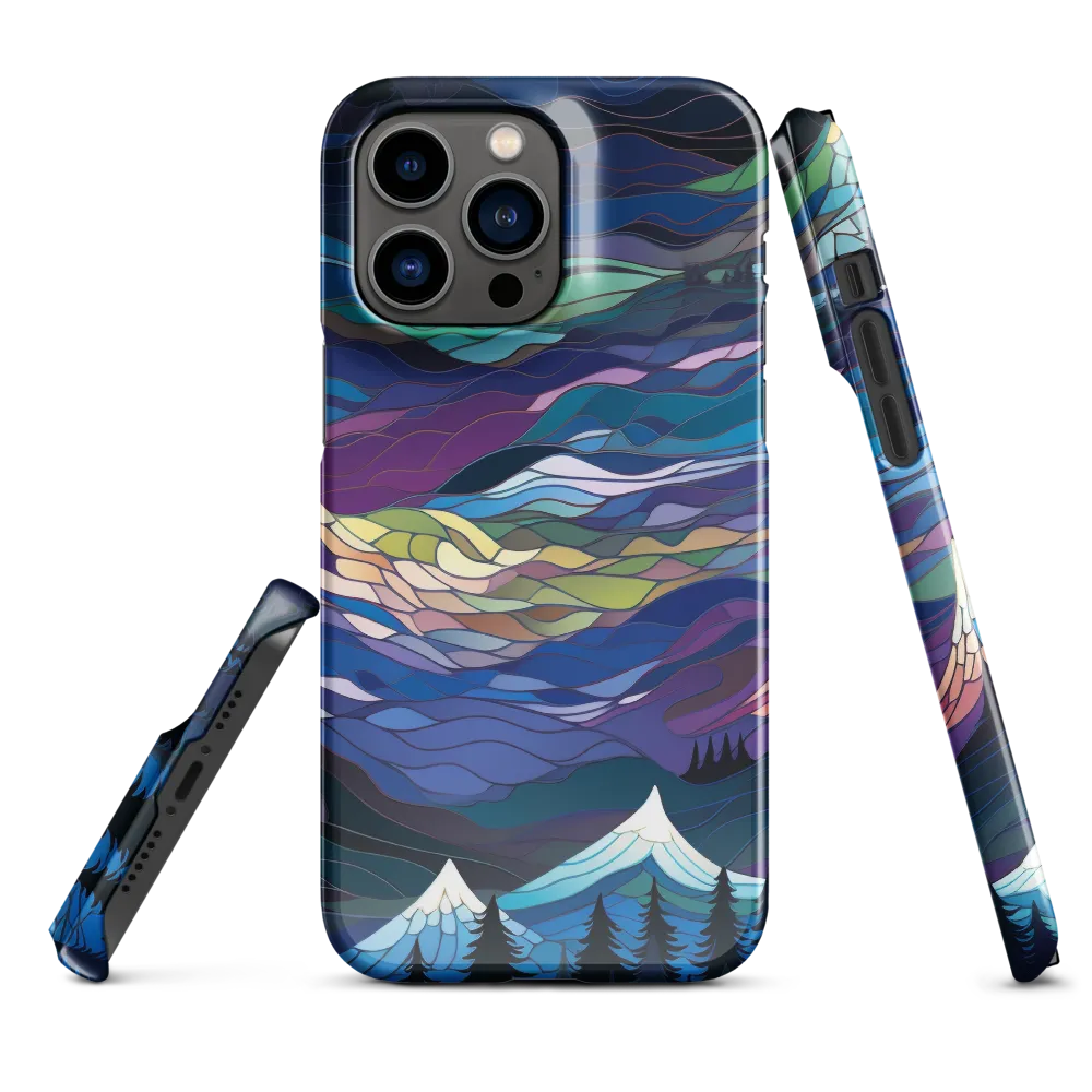 Twilight Peaks: An Abstract Mountain Landscape