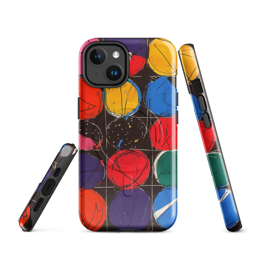 Colorful Circles in Abstract Harmony