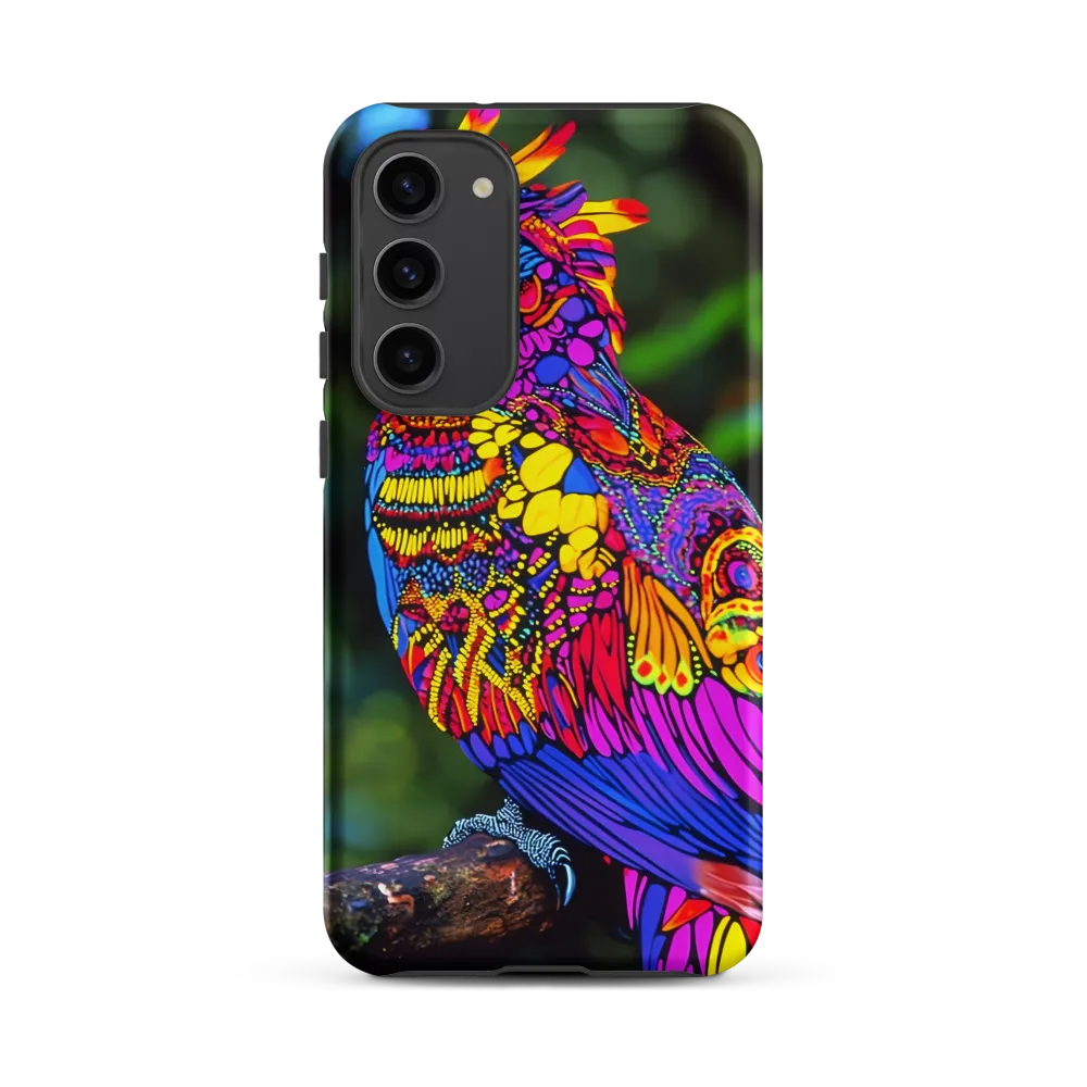 Vibrant Psychedelic Parrot
