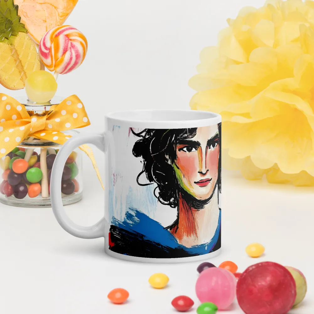 Vibrant Portrait of Youth | Mugs | Multiple Sizes & Colors