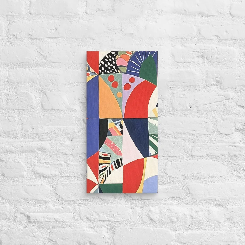 Dynamic Mosaic Symmetry | Canvas | 10″×20″