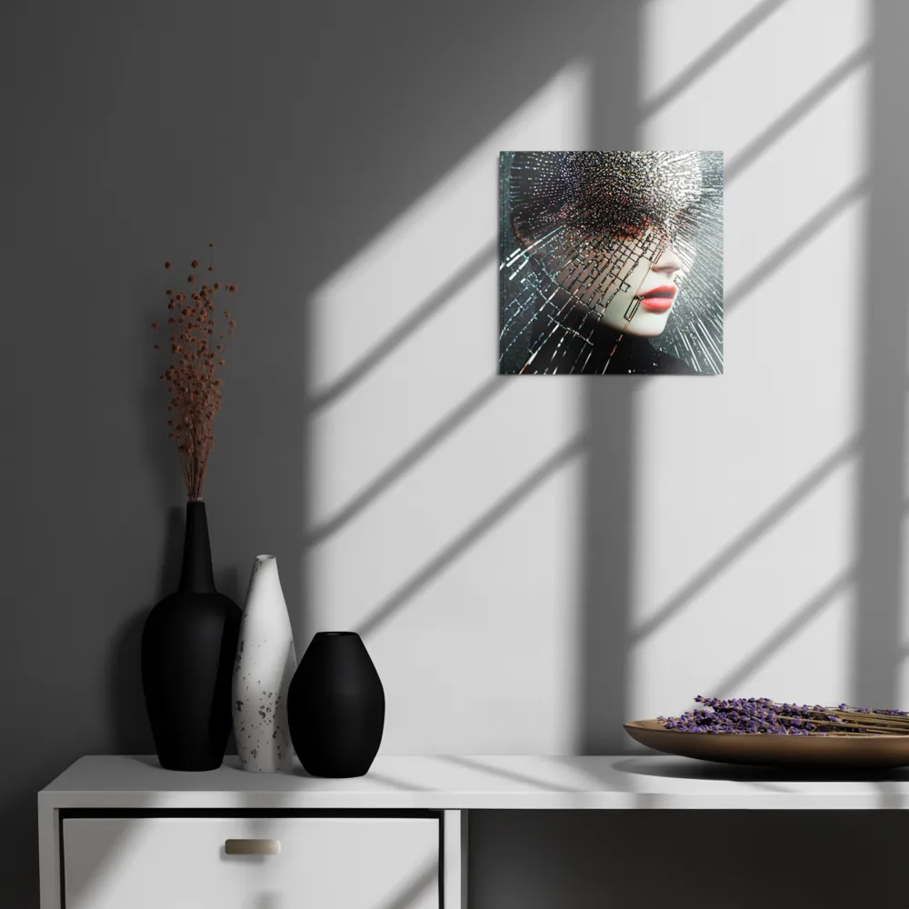 Fractured Identity | Metal Print | 12″×12″