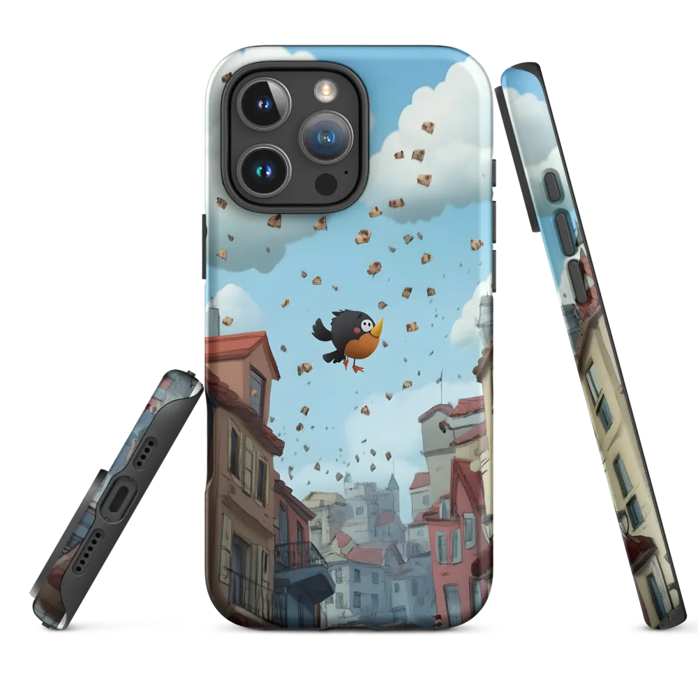 A Whimsical Flight Through Bread and Sky