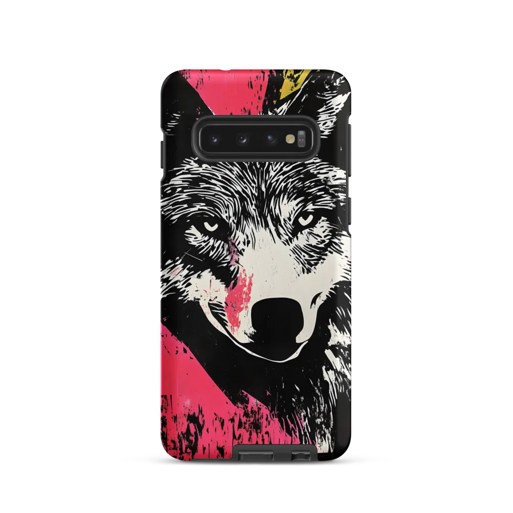 Intense Gaze of the Wolf
