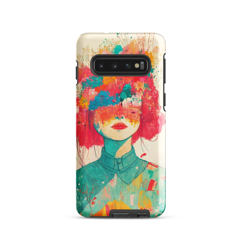 Whimsical Floral Portrait