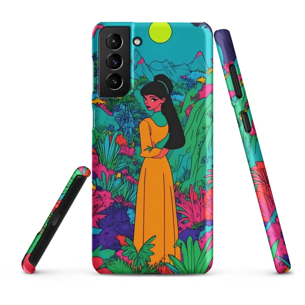Ethereal Serenity in a Psychedelic Landscape