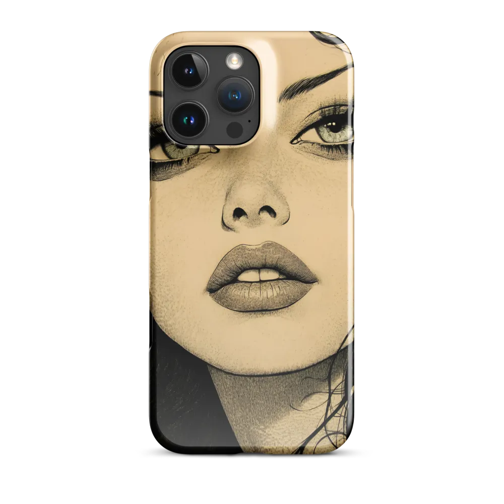 Enigmatic Gaze | Phone Case |  16 Pro Max | Snap Case | Glossy