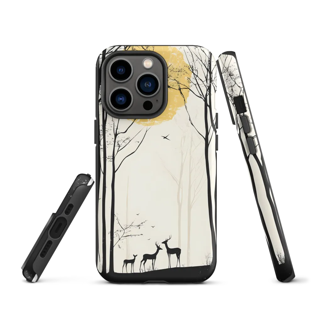 Silhouetted Serenity | Phone Case |  13 Pro | Tough Case | Matte