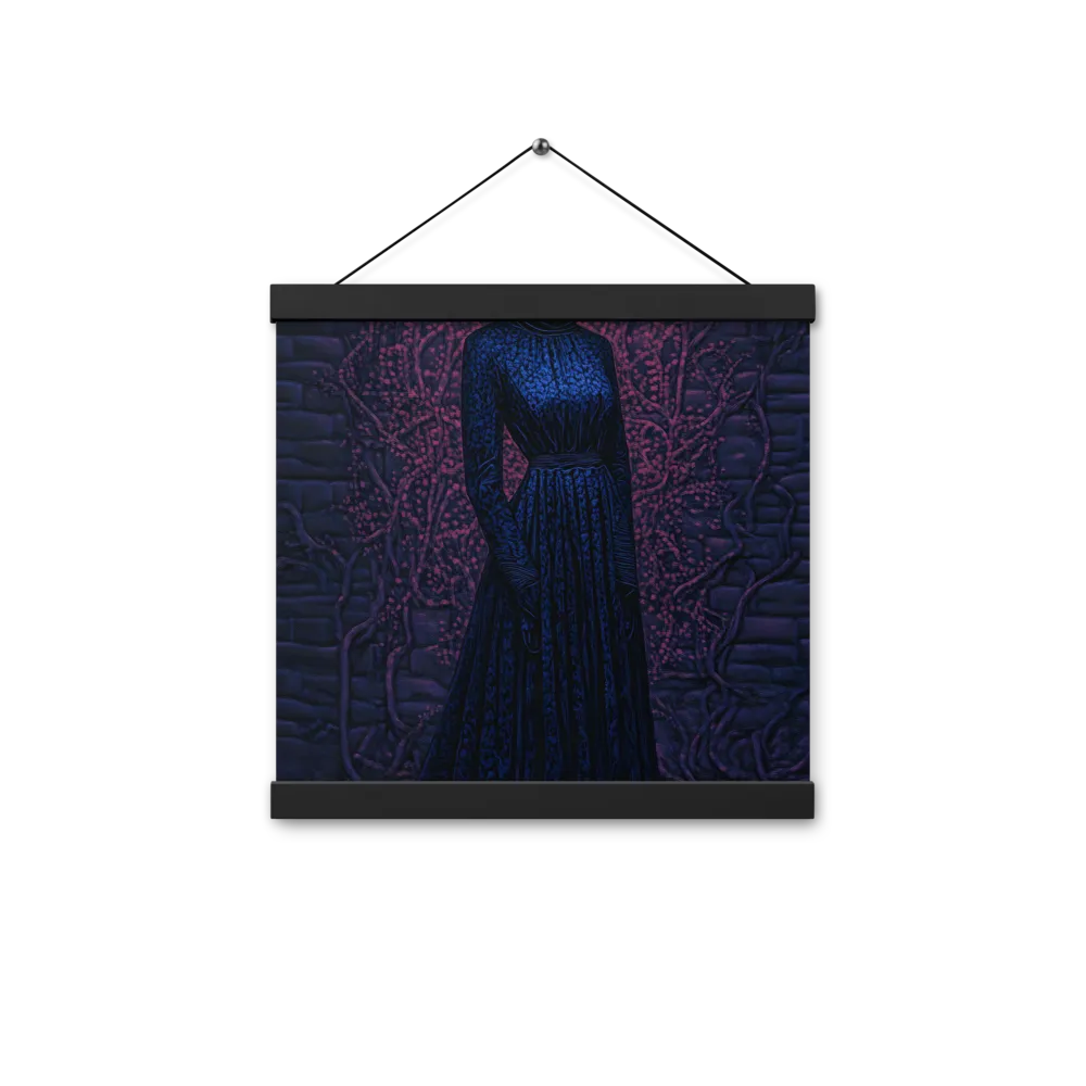 Veil of Enigma | Poster With Black Wood Hanger | 12″×12″