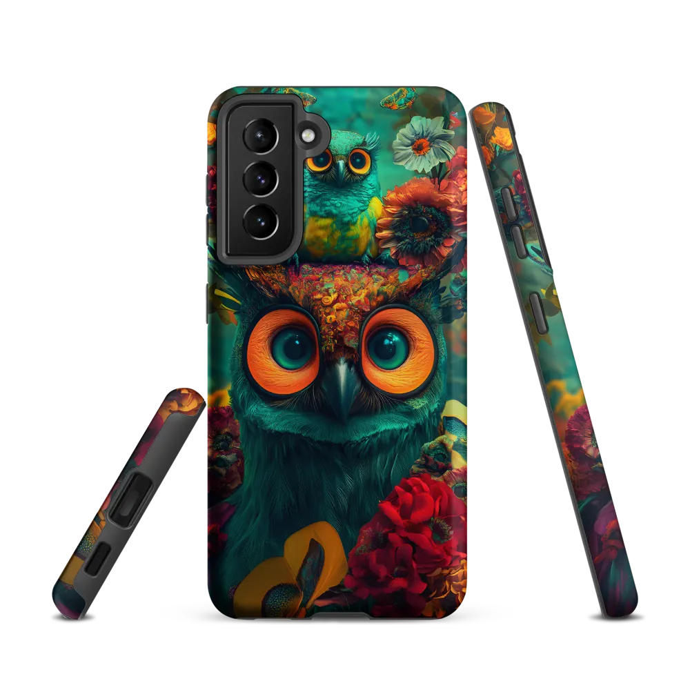 Majestic Harmony: The Floral Owl
