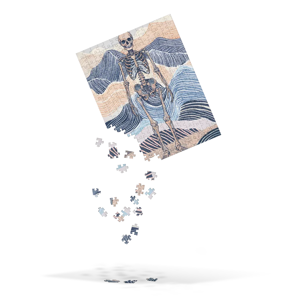 Waves and Bones 
 Jigsaw Puzzle