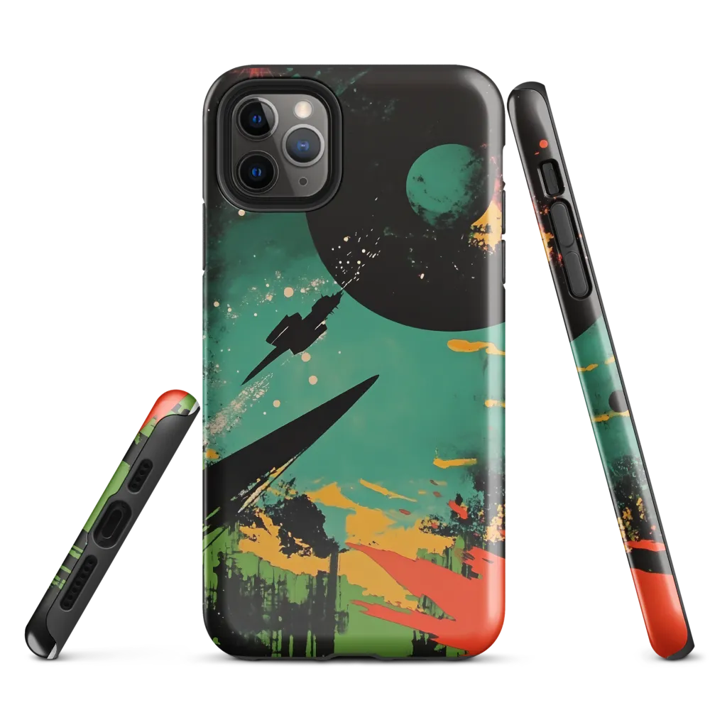 Journey Through the Cosmic Canvas | Phone Case |  11 Pro Max | Tough Case | Glossy