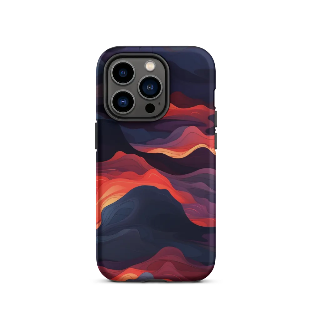 Ethereal Waves of Color | Phone Case |  14 Pro | Tough Case | Matte