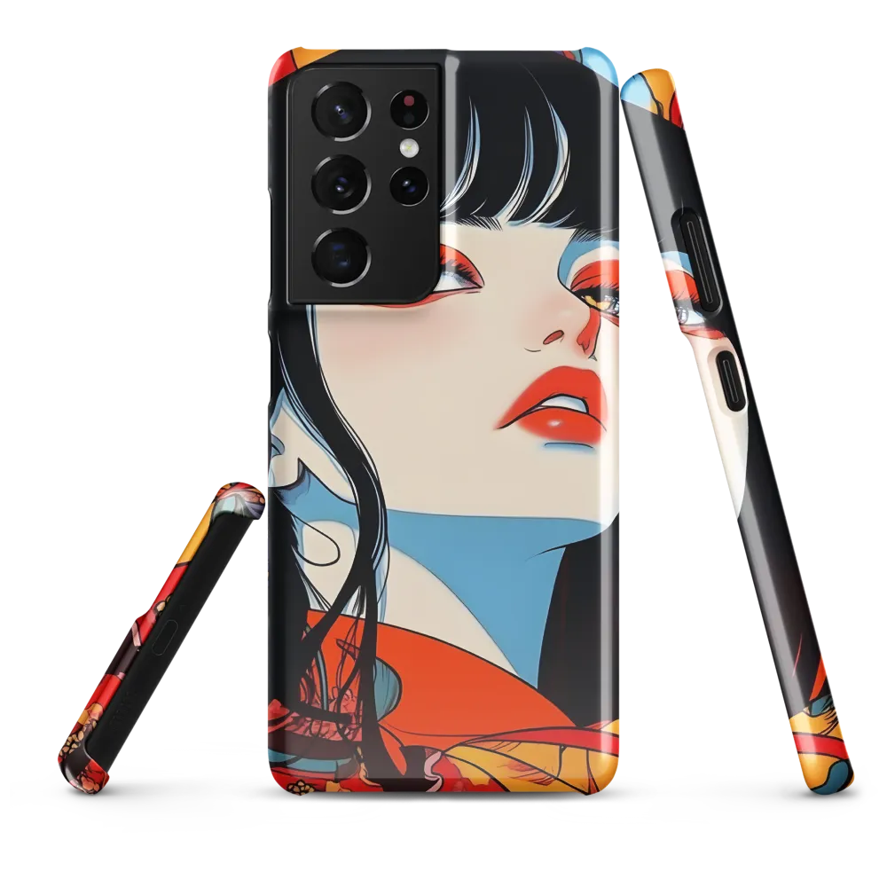 Vibrant Elegance | Phone Case |  S21 Ultra | Snap Case | Glossy