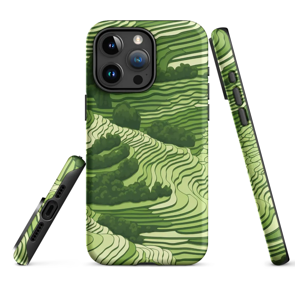 Waves of Green: An Abstract Landscape