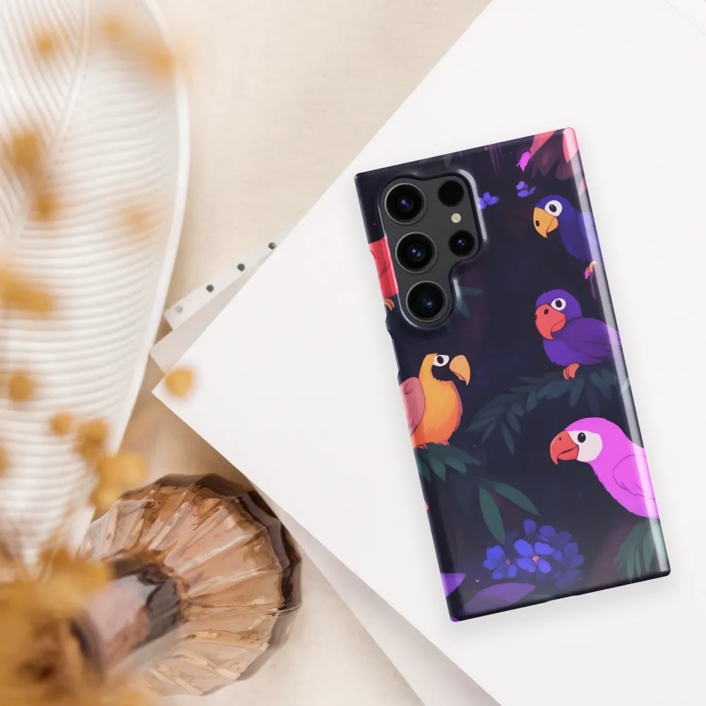 Tropical Parrot Playground | Phone Case |  S23 Ultra | Snap Case | Glossy