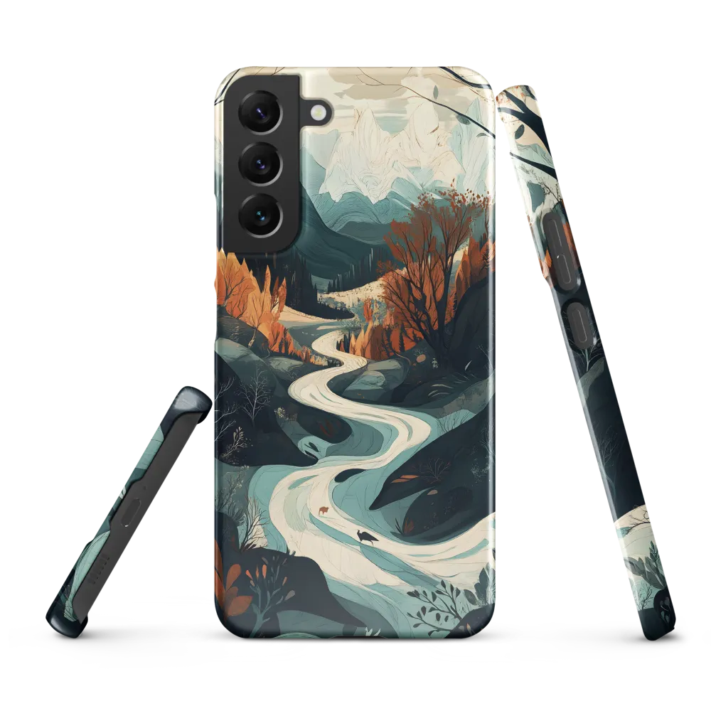 Winding Serenity: A Digital Landscape