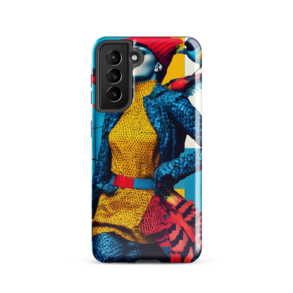 Vibrant Fusion of Nature and Fashion