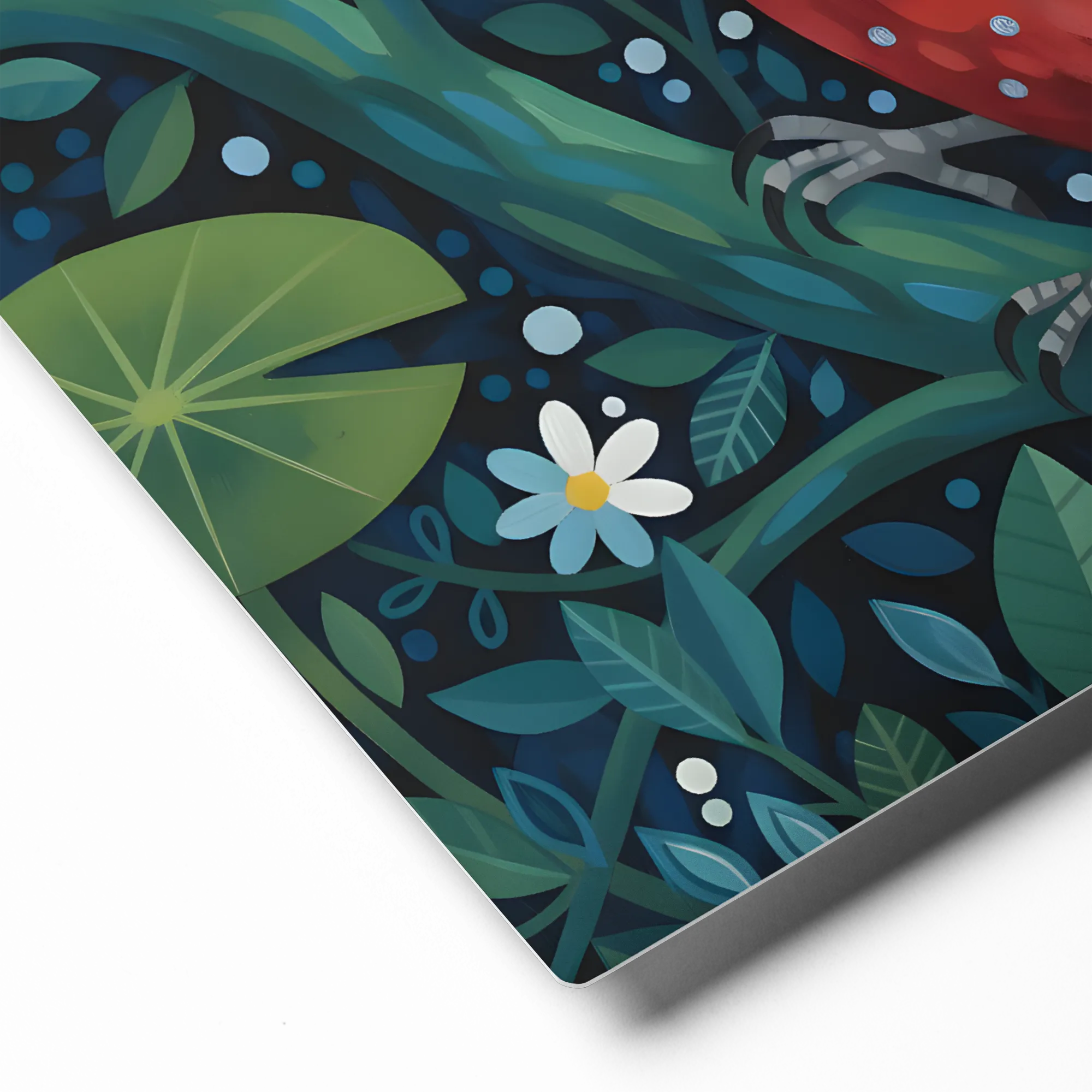 Forest Woodpecker 
 Metal Print | 12″x 12″