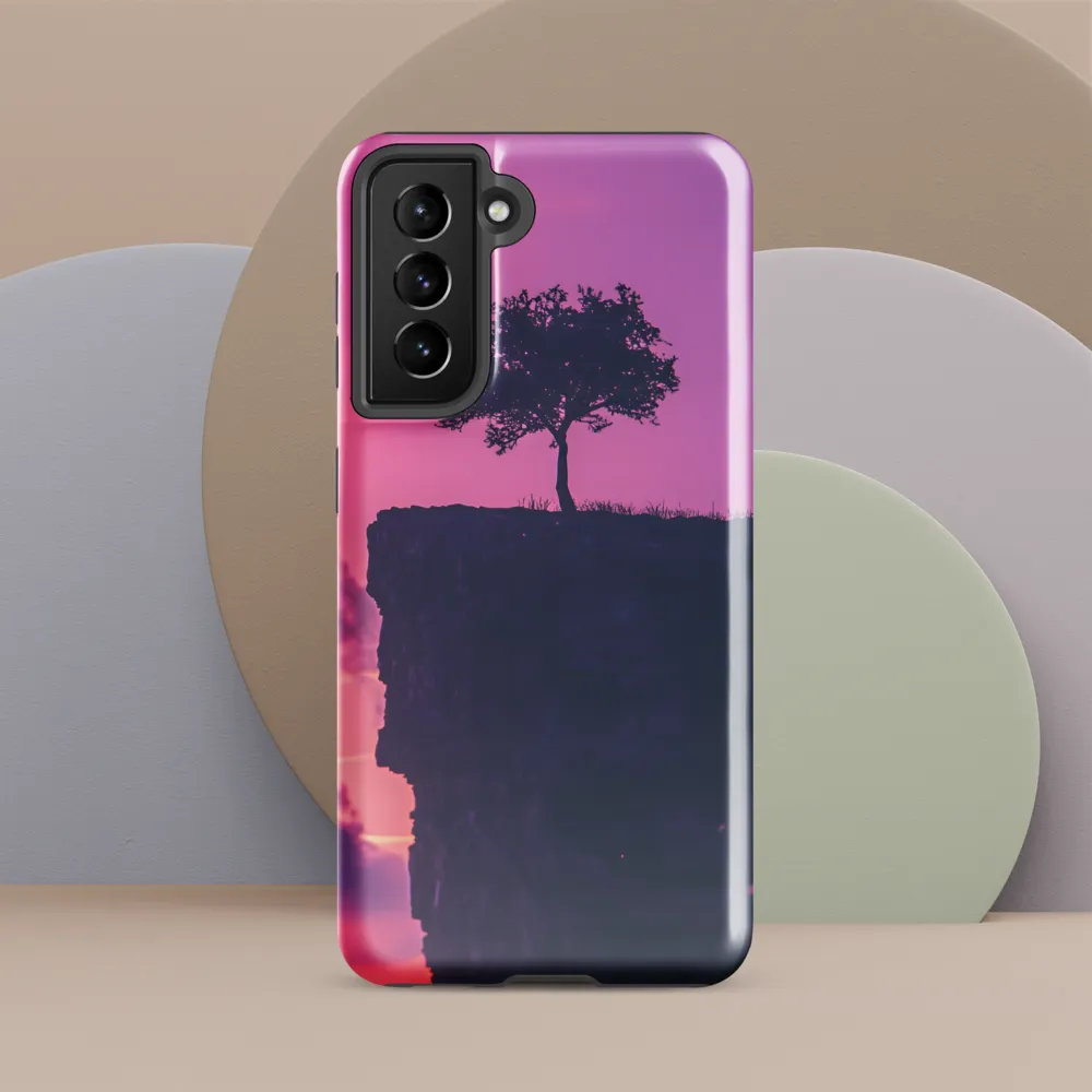 Solitude on the Edge | Phone Case |  S21 | Tough Case | Glossy