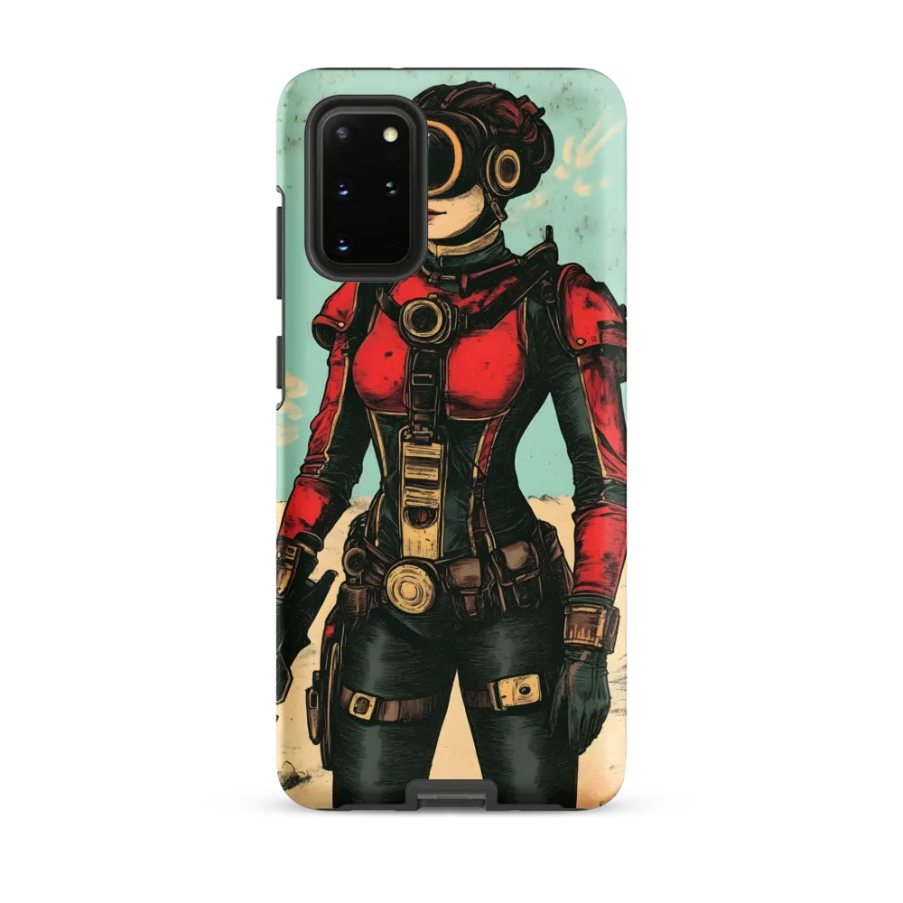 Futuristic Explorer: A Steampunk Adventure | Phone Case |  S20 Plus | Tough Case | Matte
