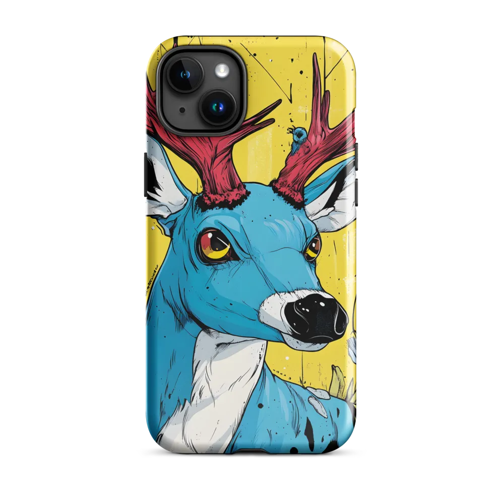 Vivid Antlers: A Modern Take on Nature