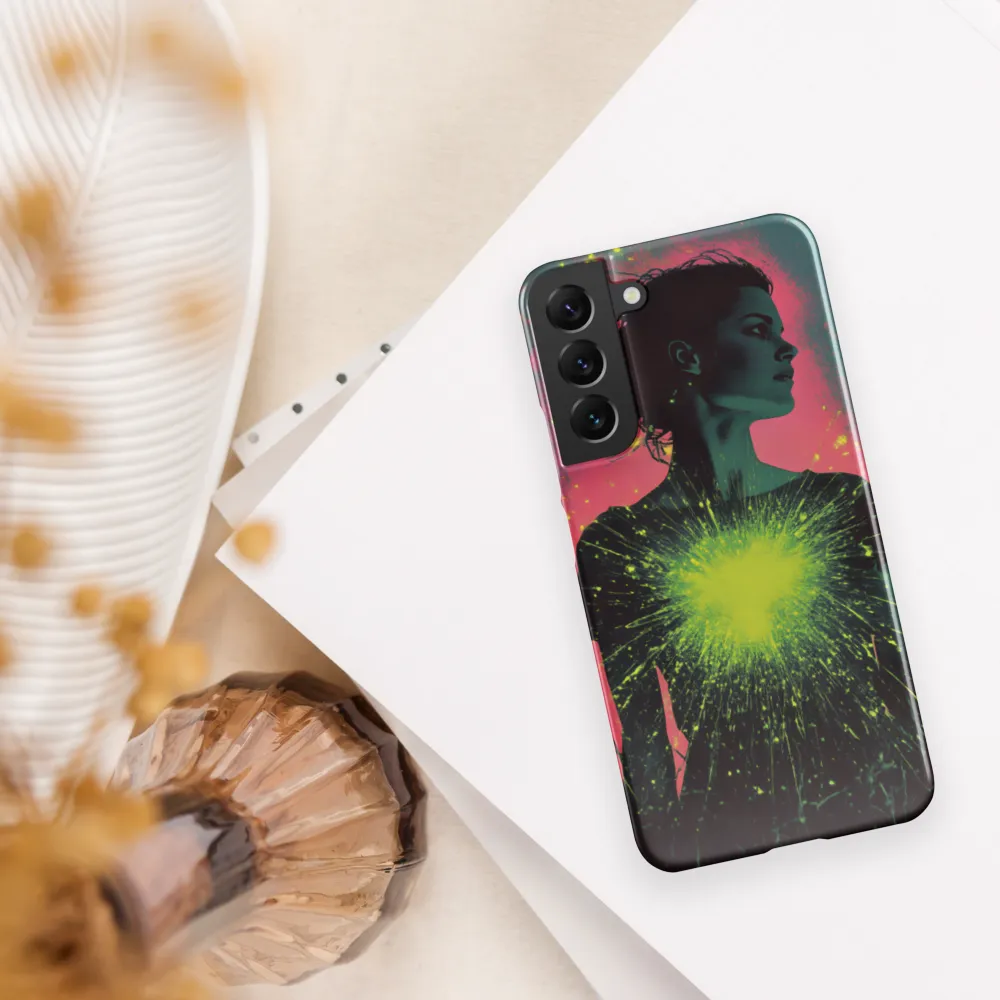 Cosmic Heart: A Surreal Portrait of Strength