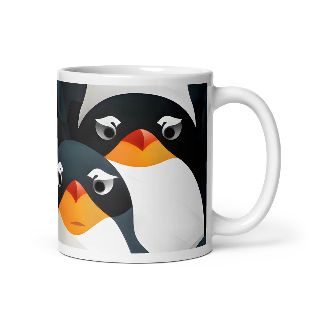 Playful Penguins: A Whimsical Collection | Mug with White inside | 11 oz