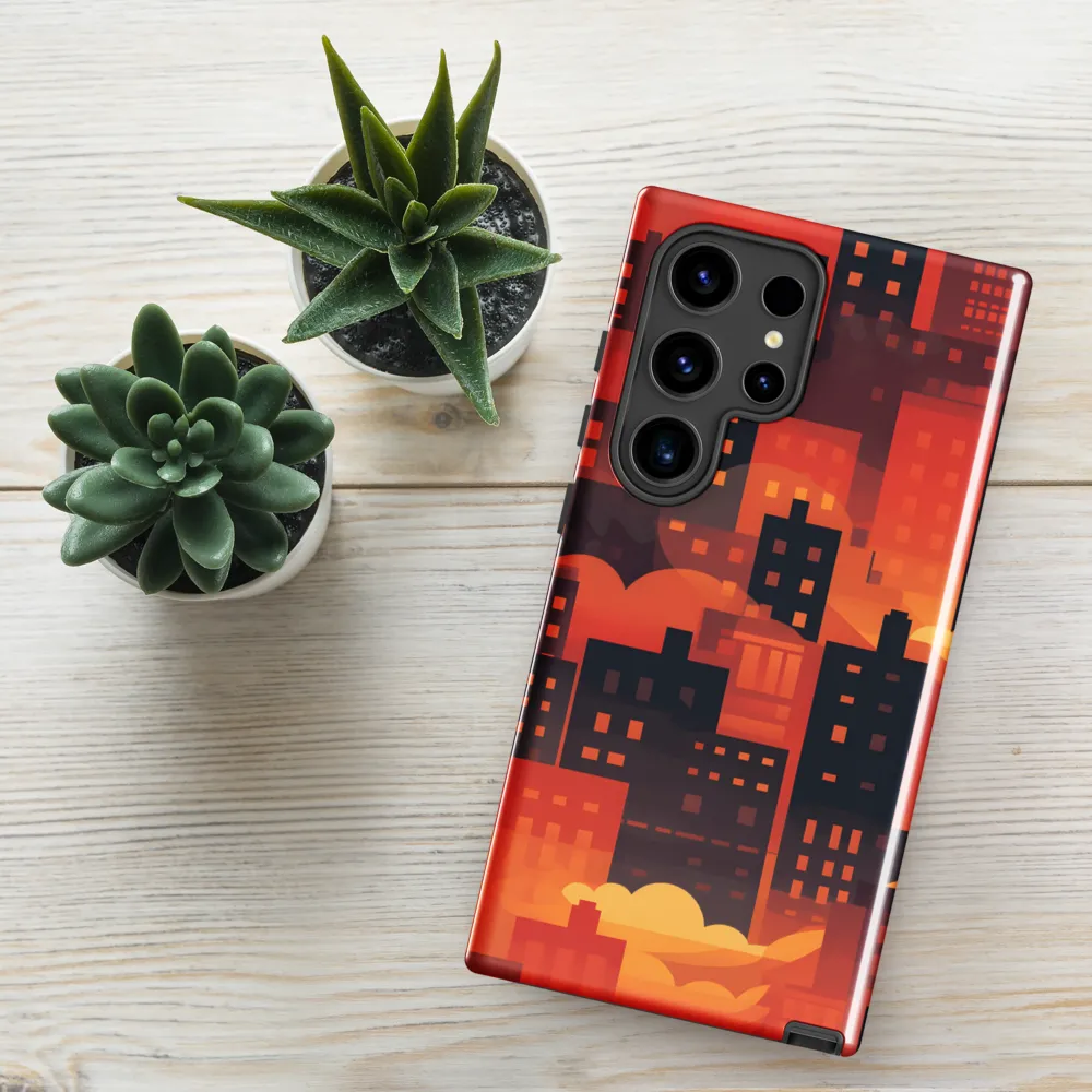 Radiance of the Urban Horizon | Phone Case |  S24 Ultra | Tough Case | Glossy