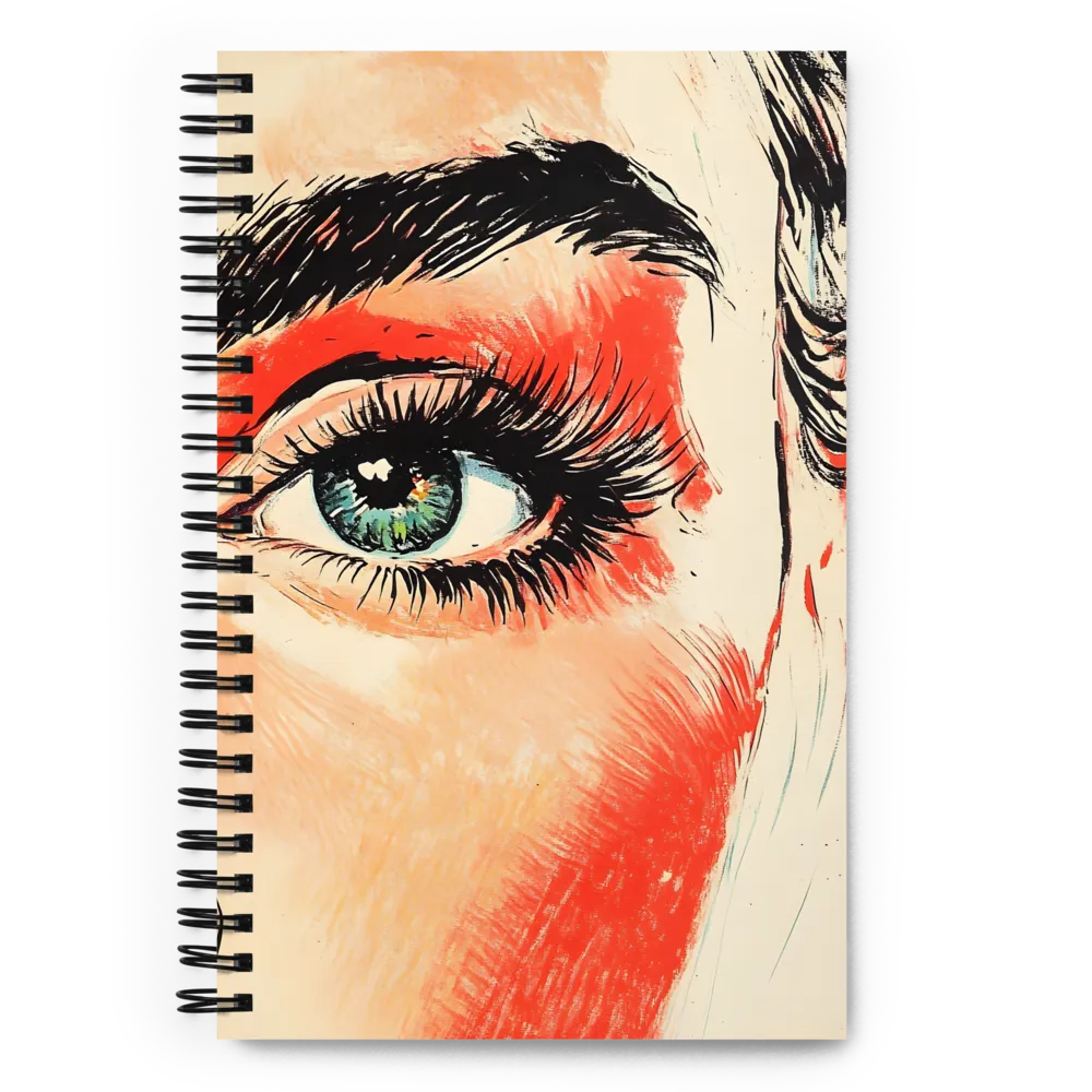 Gaze of Emotion | Spiral Notebook