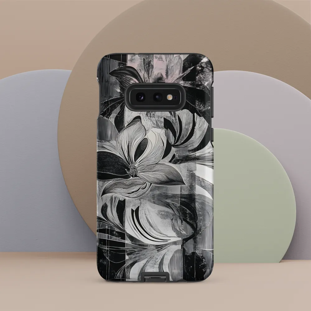 Floral Fusion in Monochrome