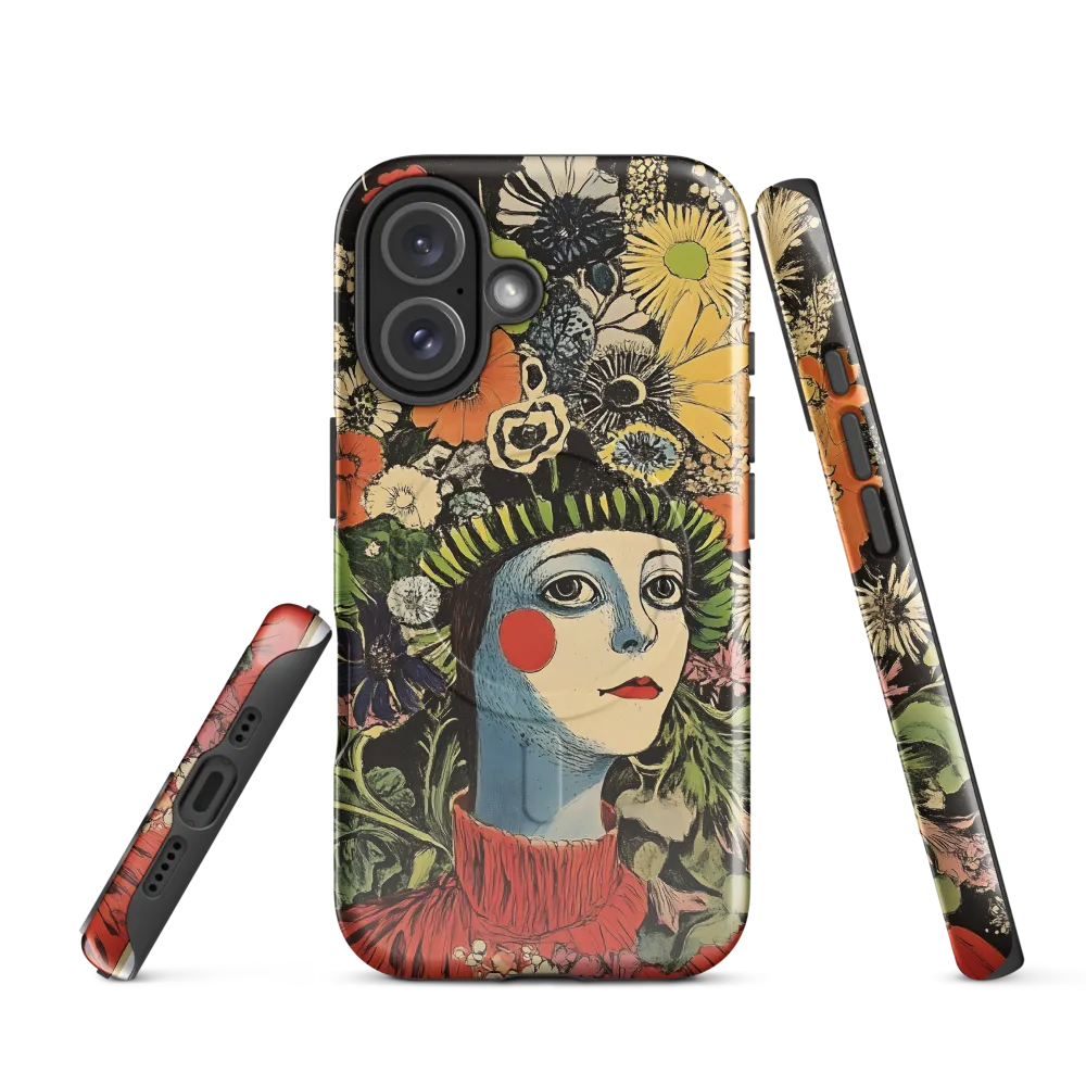 Floral Whimsy: A Portrait of Nature's Embrace