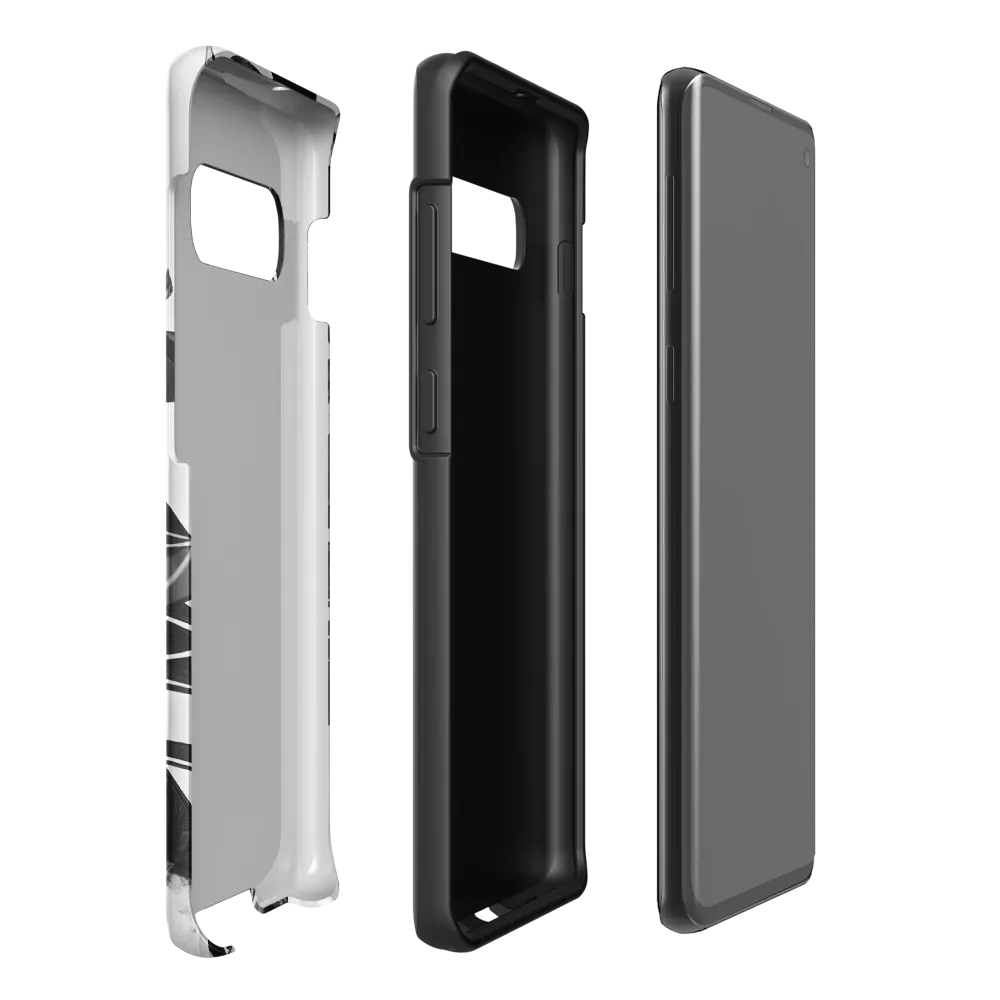 Fluid Grace: The Dance of Shadows | Phone Case |  S10 Plus | Tough Case | Matte