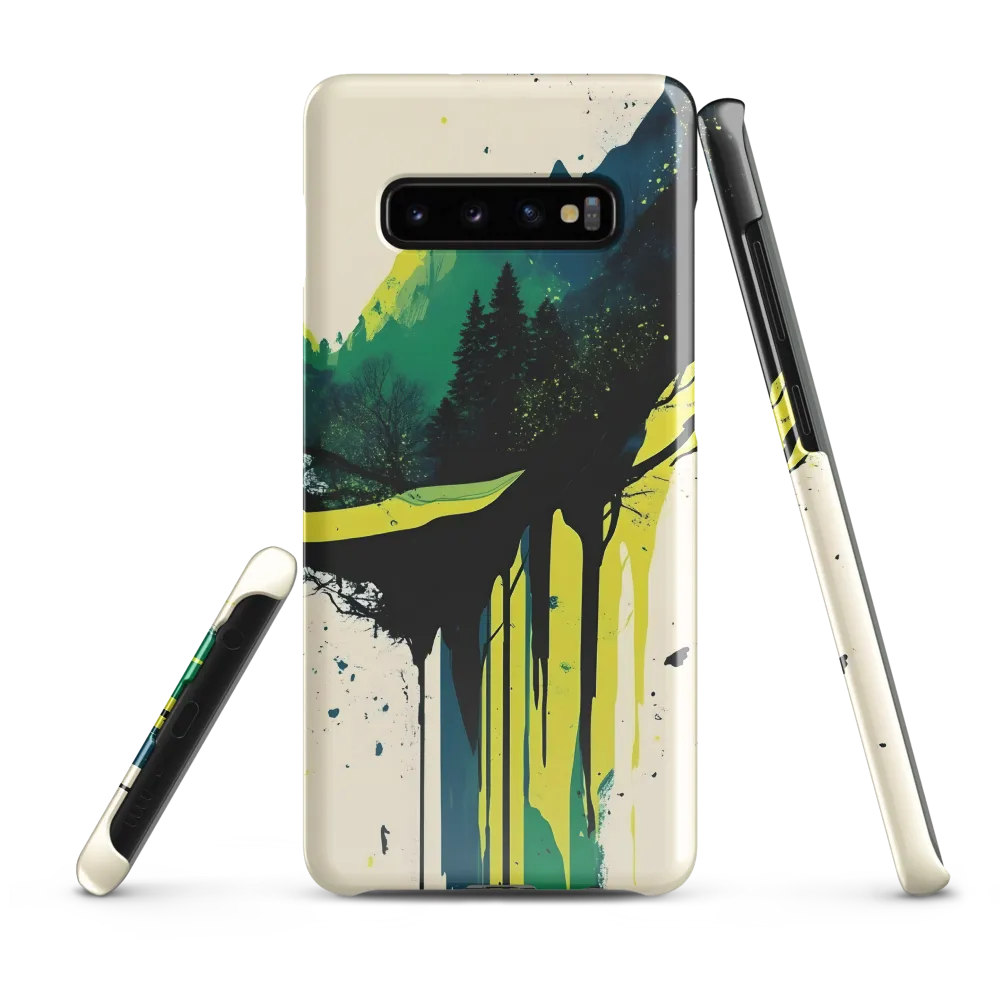 Majestic Serenity: A Digital Landscape | Phone Case |  S10 Plus | Snap Case | Glossy