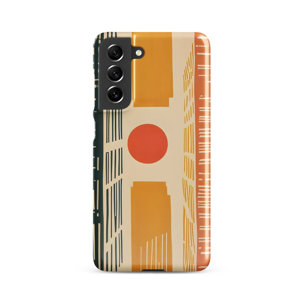 Urban Harmony: A Geometric Sunrise