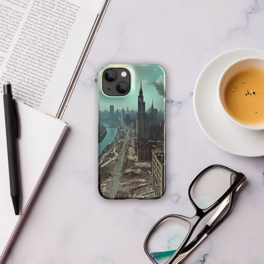 Urban Ruins: A Futuristic Reflection | Phone Case |  14 | Snap Case | Glossy