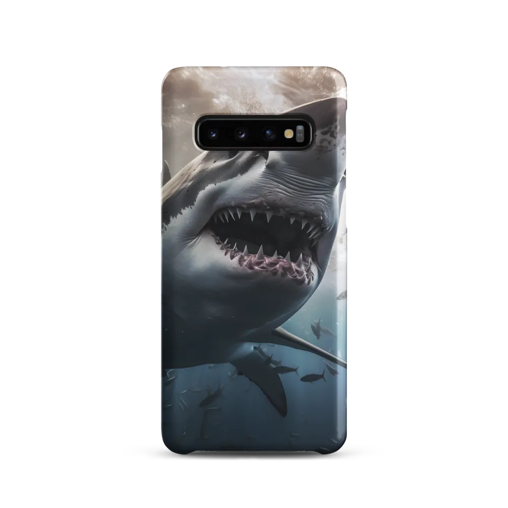 The Apex Predator: An Underwater Encounter | Phone Case |  S10 | Snap Case | Matte