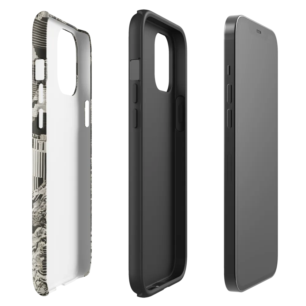 Contemplation in an Abstract Landscape | Phone Case |  12 Pro Max | Tough Case | Glossy