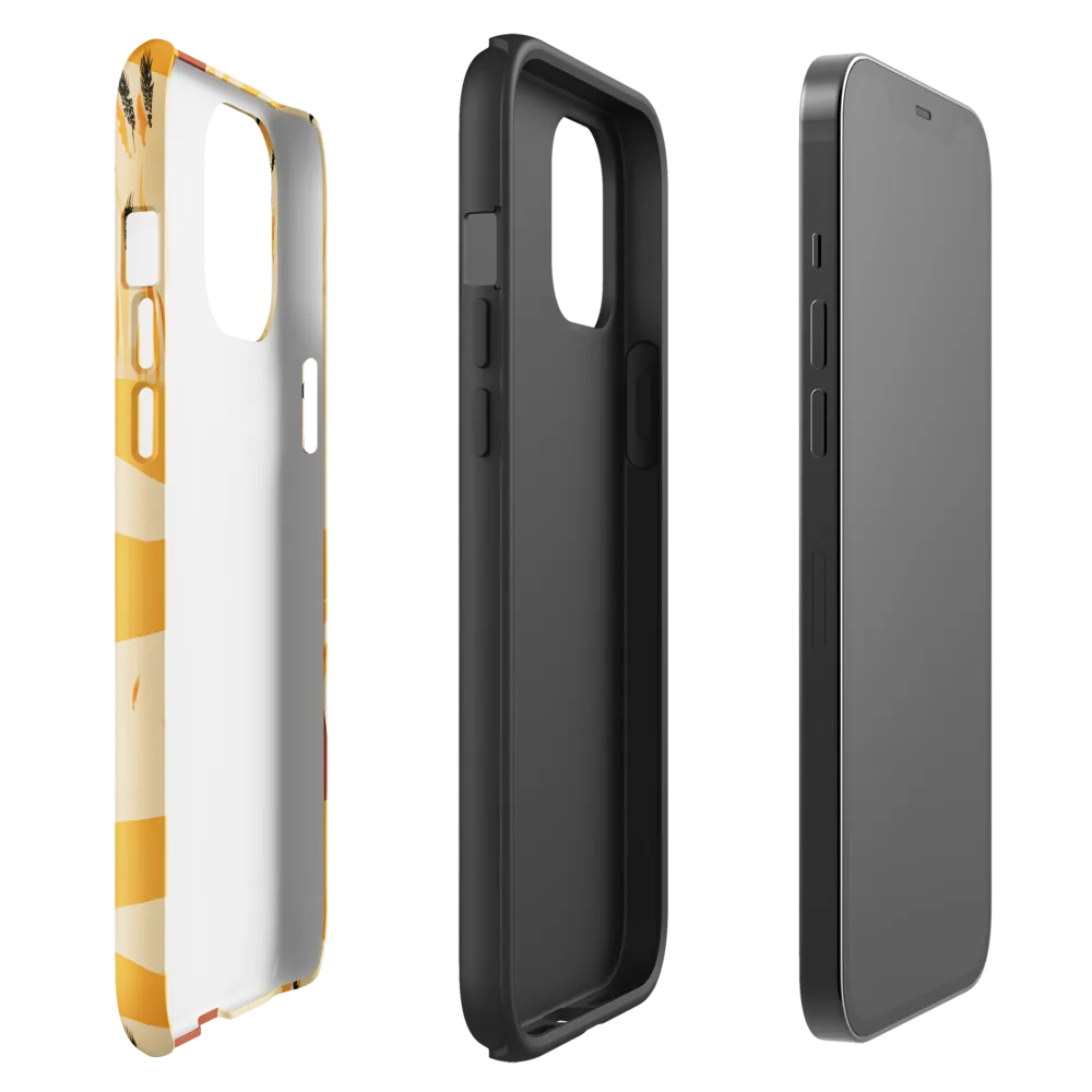 Embracing the Fields: A Floral Journey | Phone Case |  12 Pro Max | Tough Case | Glossy