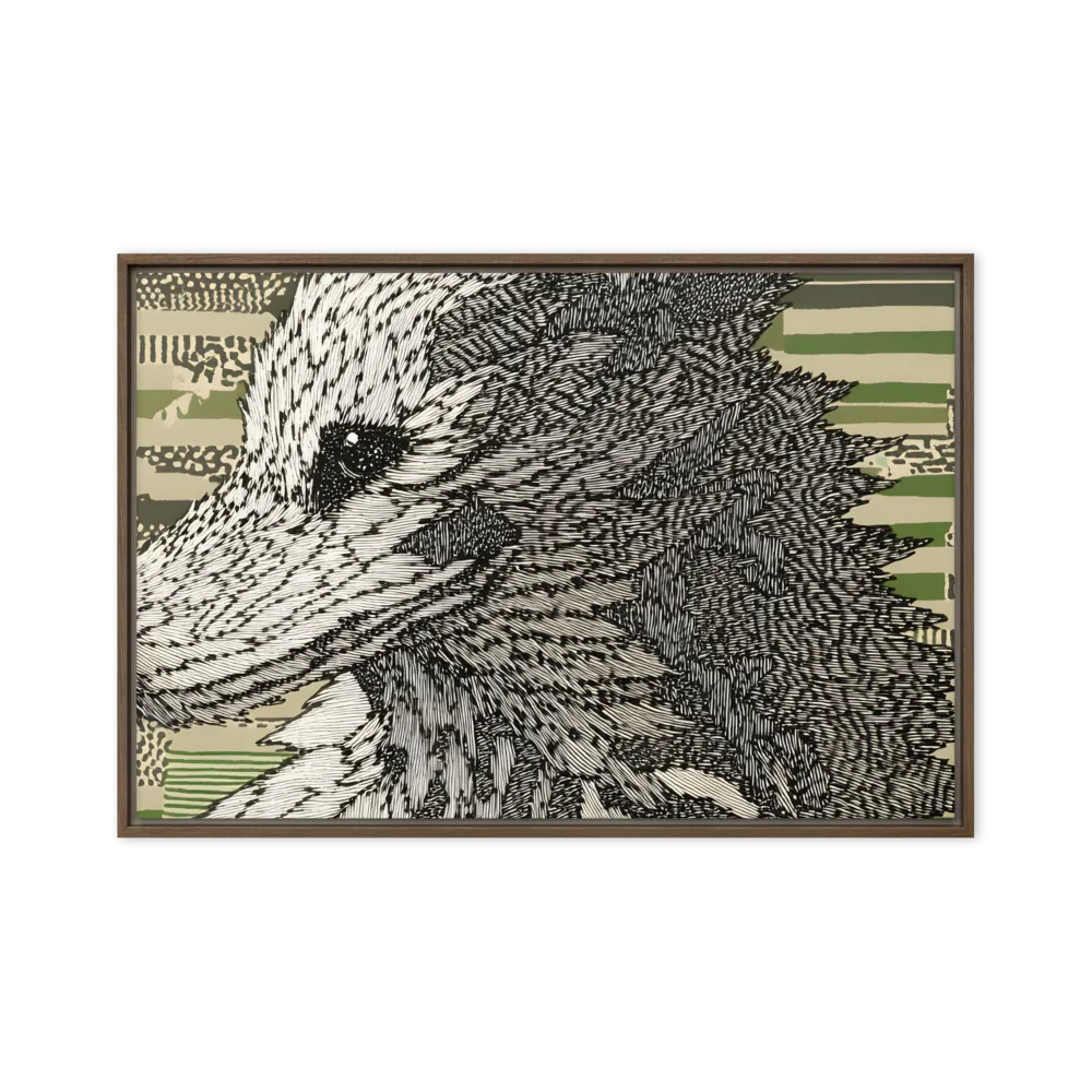 Reflections of the Forest | Canvas with Brown Frame | 24″×36″