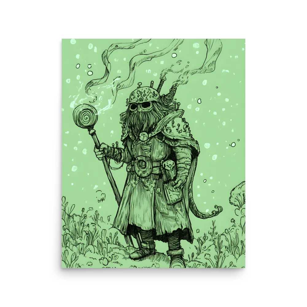The Enigmatic Wizard | Poster | 16″×20″